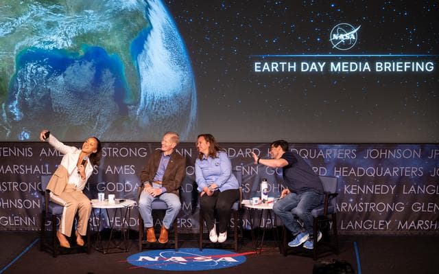 NASA image: Earth Day Media Briefing