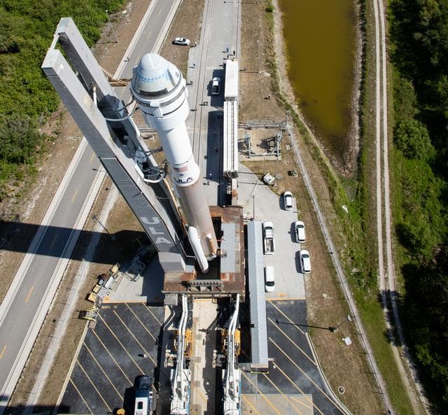 NASA image: NASA’s Boeing Crew Flight Test Rollout