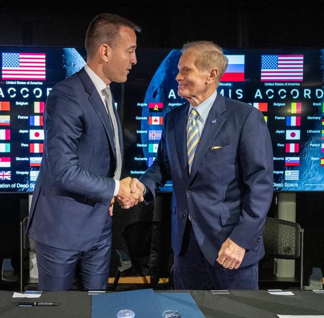 NASA image: Slovakia Artemis Accords Signing