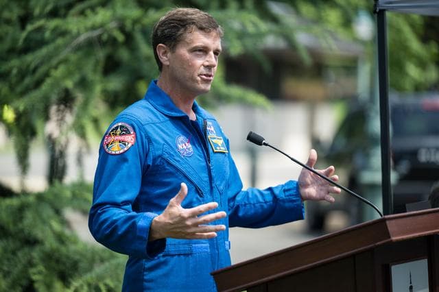 Artemis II Astronauts Participate in Moon Tree Dedication Ceremo