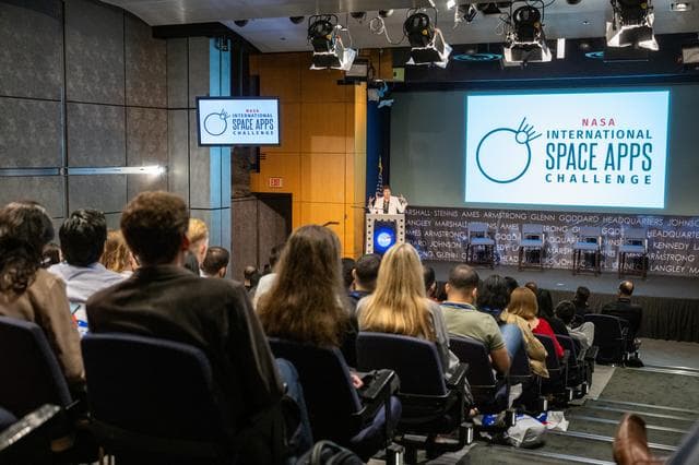 NASA image: NASA Space Apps Challenge Winners Gathering
