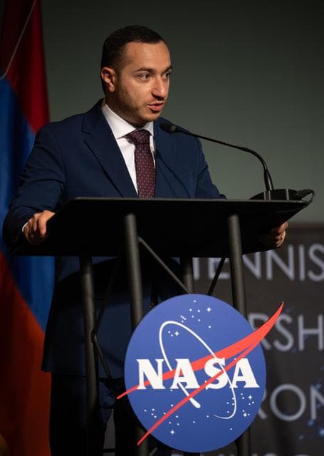 NASA image: Republic of Armenia Artemis Accords Signing