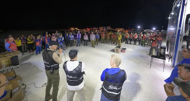 NASA image: Boeing  Crew Flight Test Landing Mission Dress Rehearsal
