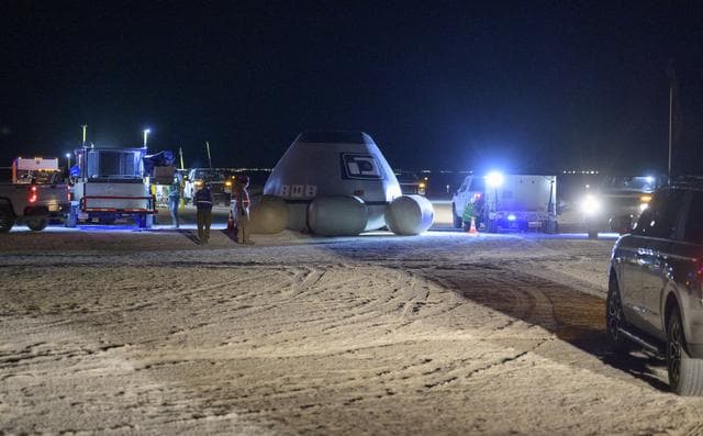 NASA image: Boeing  Crew Flight Test Landing Mission Dress Rehearsal