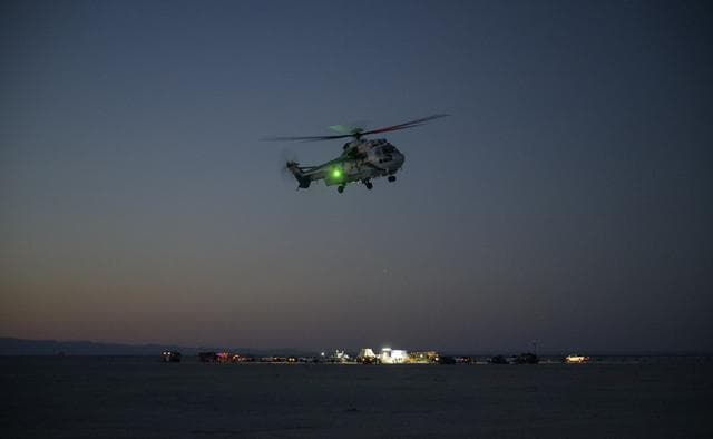 NASA image: Boeing  Crew Flight Test Landing Mission Dress Rehearsal