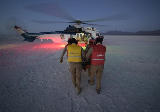NASA image: Boeing  Crew Flight Test Landing Mission Dress Rehearsal