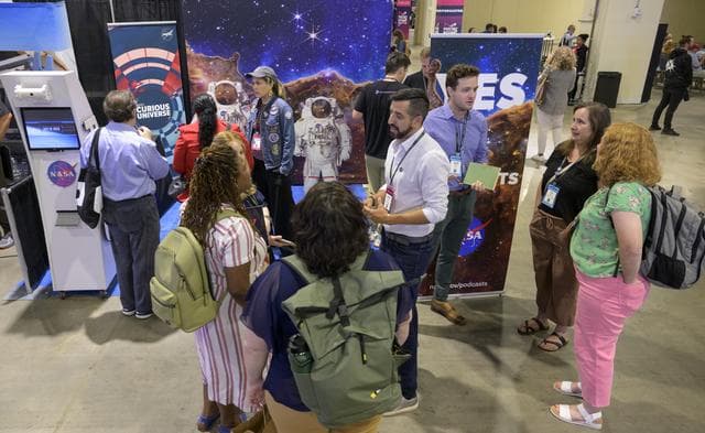 NASA image: NASA Participates in the Podcast Movement 
