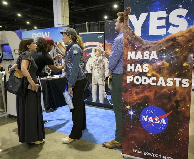 NASA image: NASA Participates in the Podcast Movement 