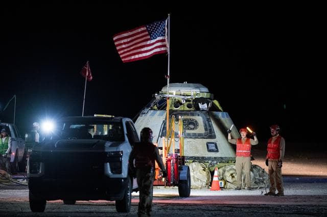 NASA image: NASA’s Boeing Crew Flight Test Landing