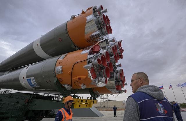 NASA image: Expedition 72 Soyuz Rollout