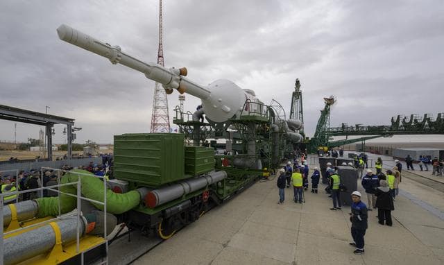 NASA image: Expedition 72 Soyuz Rollout