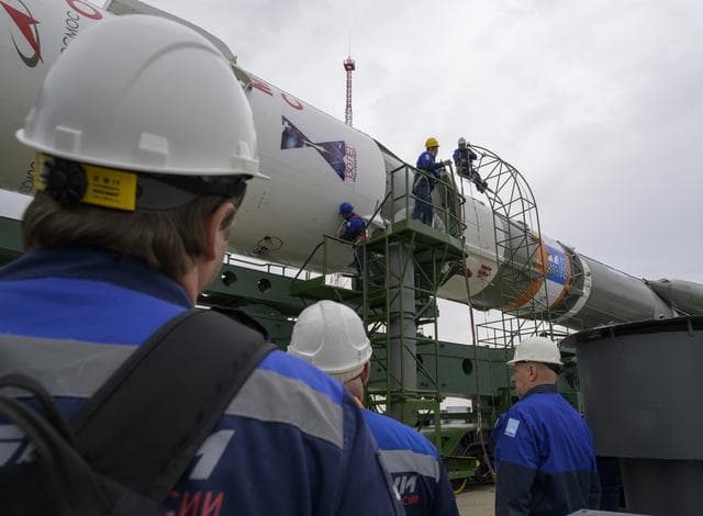 NASA image: Expedition 72 Soyuz Rollout