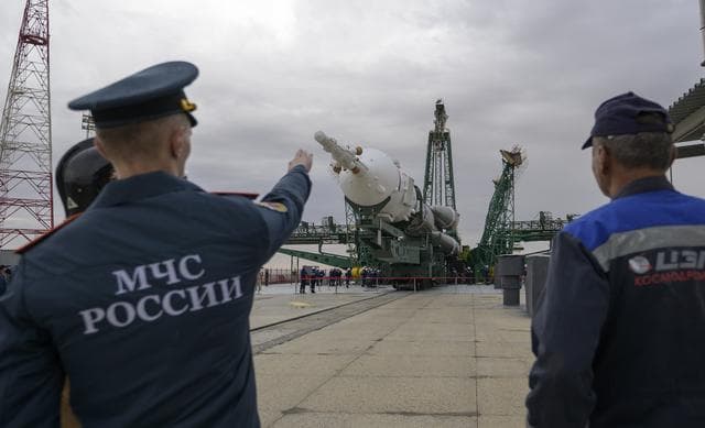 NASA image: Expedition 72 Soyuz Rollout