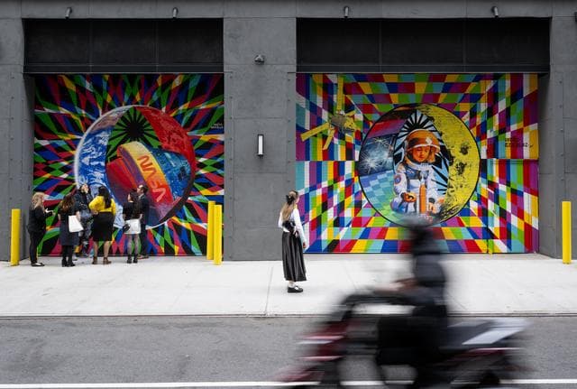 NASA image: NASA Reestablishes Historical Art Program with Space-Themed Mura