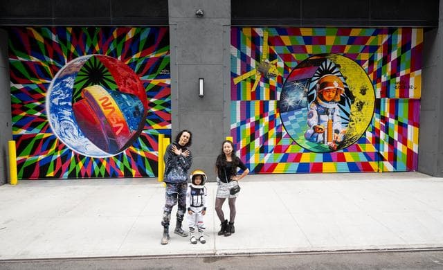 NASA image: NASA Reestablishes Historical Art Program with Space-Themed Mura