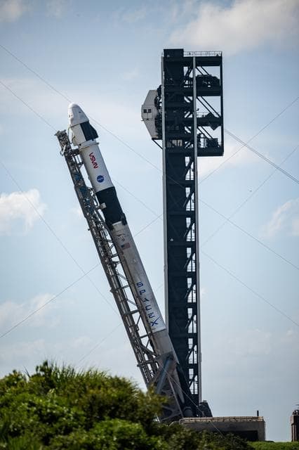 NASA image: NASA’s SpaceX Crew-9 Falcon 9/Dragon Rollout at Space Launch C
