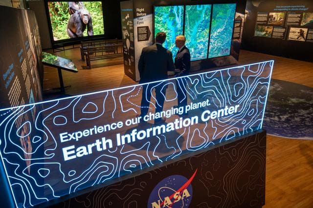 NASA image: NASA’s Earth Information Center at Museum of Natural History