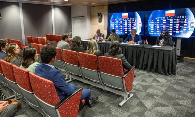 NASA image: Chile Artemis Accords Signing