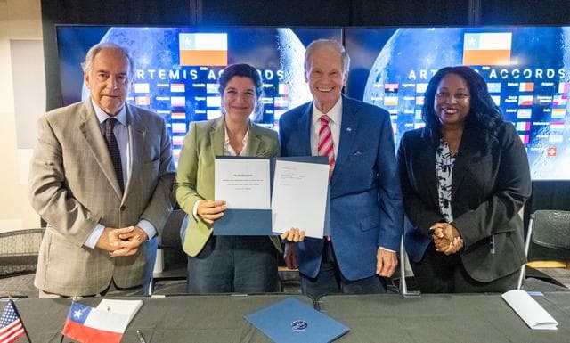 NASA image: Chile Artemis Accords Signing