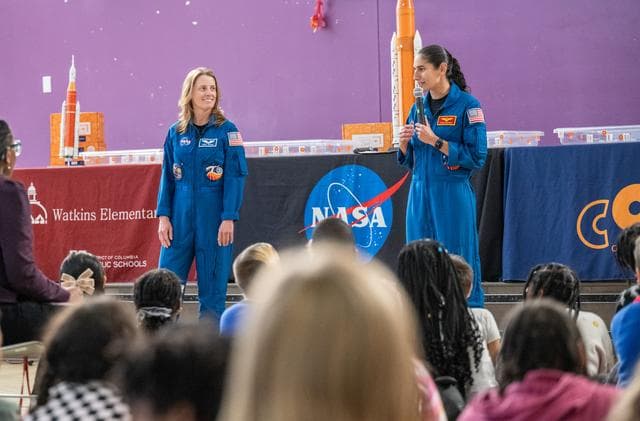 NASA image: Expedition 70 Postflight visit to Watkins Elementary