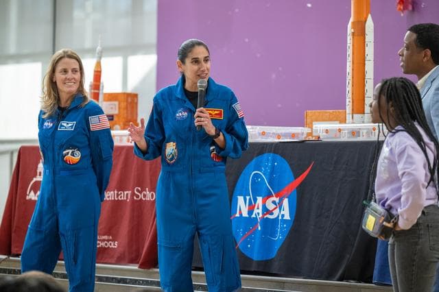 NASA image: Expedition 70 Postflight visit to Watkins Elementary