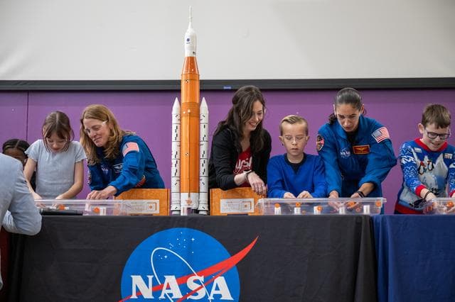 NASA image: Expedition 70 Postflight visit to Watkins Elementary