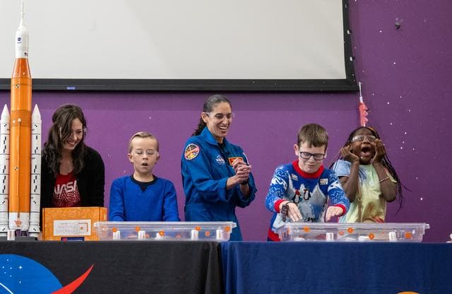 NASA image: Expedition 70 Postflight visit to Watkins Elementary
