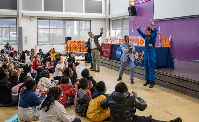 NASA image: Expedition 70 Postflight visit to Watkins Elementary