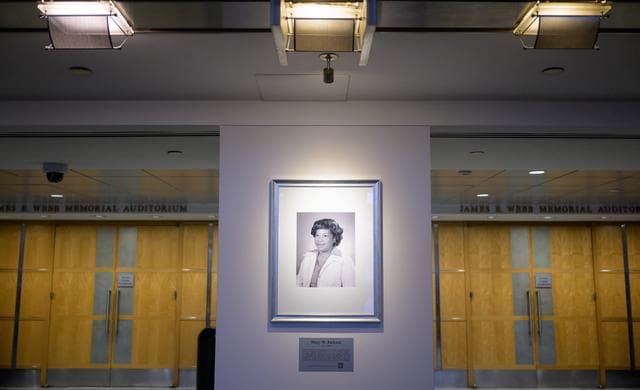 NASA image: Mary W. Jackson Portrait Unveiling