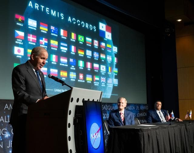 NASA image: Republic of Panama Artemis Accords Signing