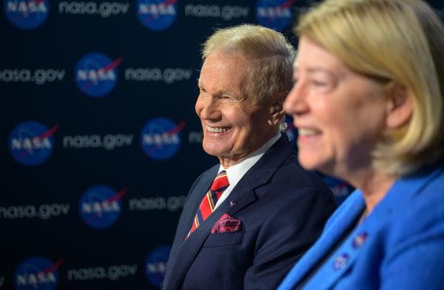 NASA image: NASA Administrator and Deputy Speak with ISS Crew