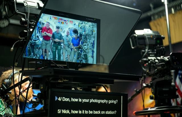 NASA Administrator and Deputy Speak with ISS Crew