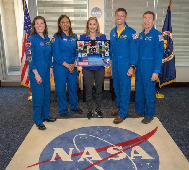 NASA image: Expedition 71 Postflight Visit with NASA Senior Leadership