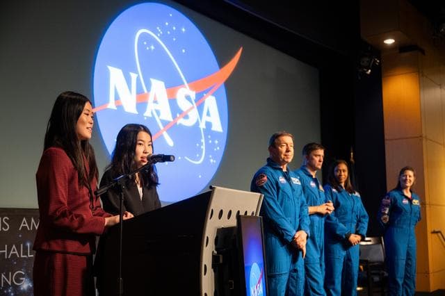 NASA image: Expedition 71 Astronauts Speak with U.S. Senate Youth Program