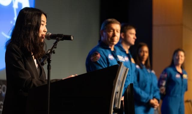NASA image: Expedition 71 Astronauts Speak with U.S. Senate Youth Program