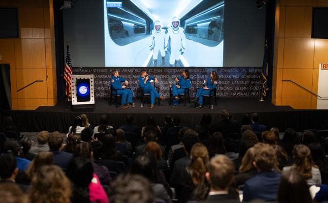 NASA image: Expedition 71 Astronauts Speak with U.S. Senate Youth Program