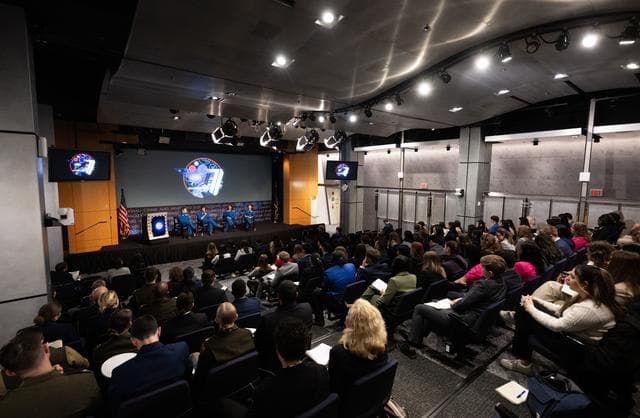NASA image: Expedition 71 Astronauts Speak with U.S. Senate Youth Program