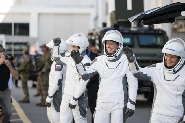 NASA image: NASA’s SpaceX Crew-10 Crew Walkout