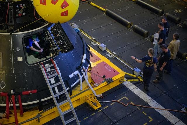NASA image: NASA Artemis Underway Recovery Test 12
