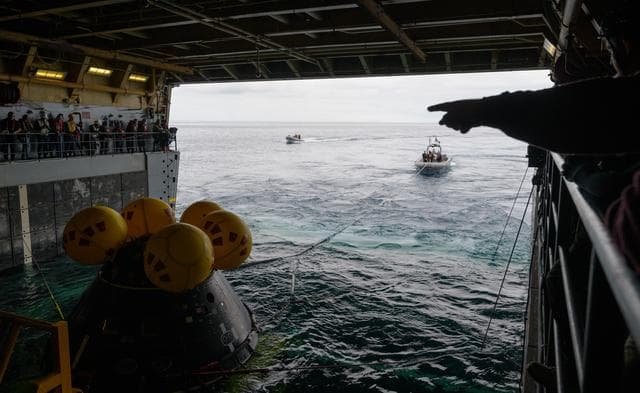 NASA image: NASA Artemis Underway Recovery Test 12