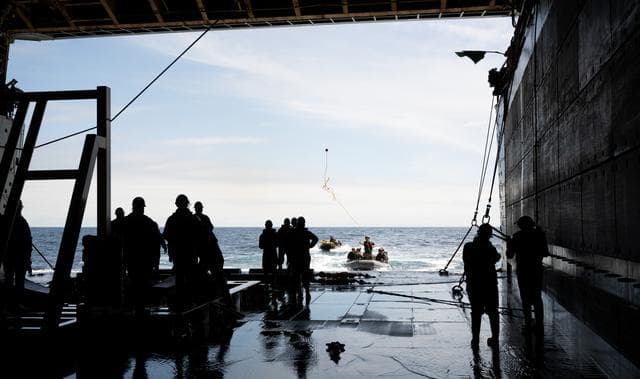 NASA image: NASA Artemis Undreway Recovery Test 12