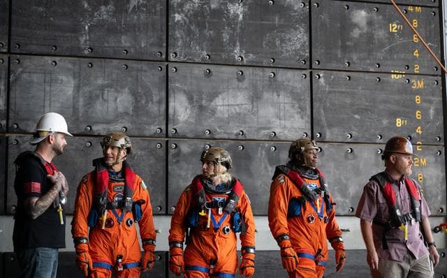 NASA image: NASA Artemis Undreway Recovery Test 12