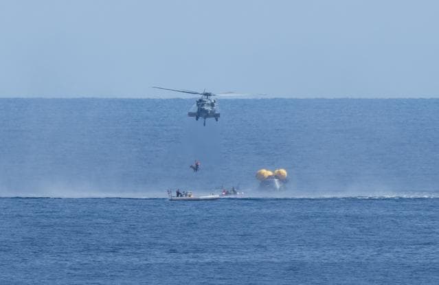 NASA image: NASA Artemis Undreway Recovery Test 12
