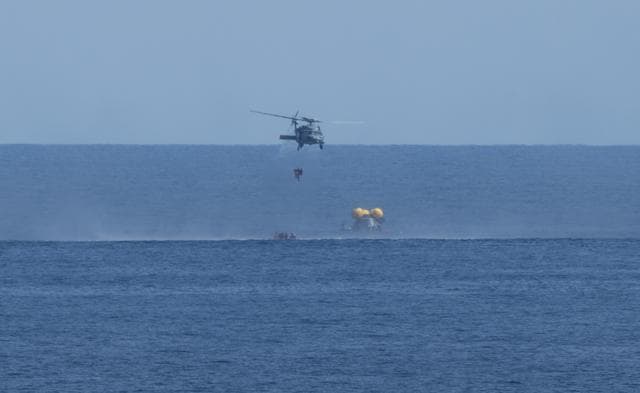 NASA image: NASA Artemis Undreway Recovery Test 12