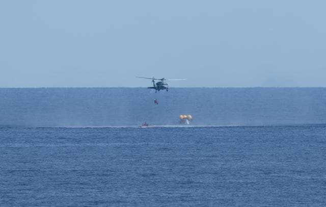NASA image: NASA Artemis Undreway Recovery Test 12