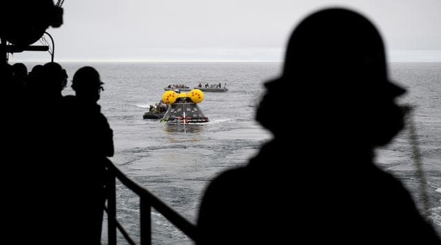 NASA image: NASA Artemis Underway Recovery Test 12