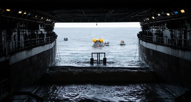 NASA image: NASA Artemis Underway Recovery Test 12