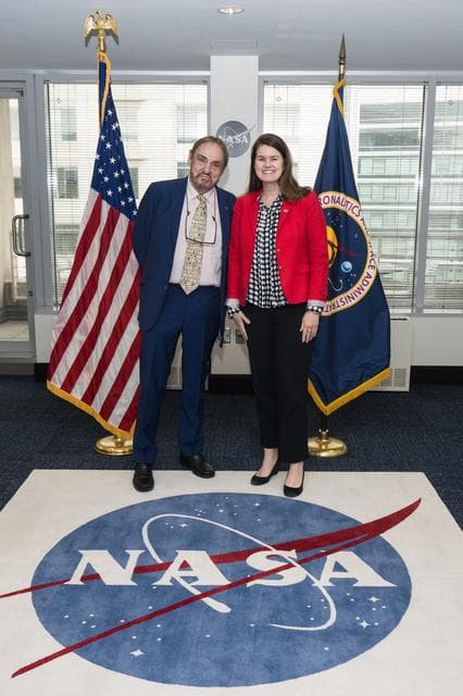 NASA image: John Rhys-Davies at NASA Headquarters