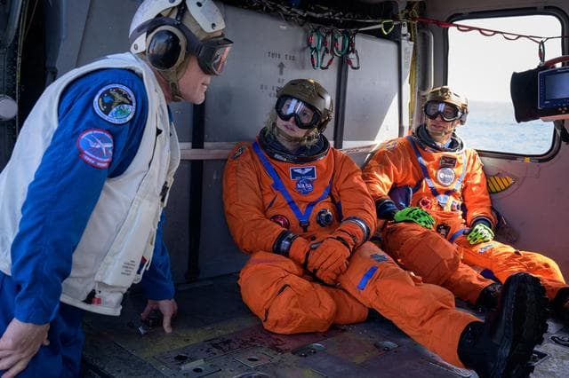 NASA image: NASA Artemis Underway Recovery Test 12