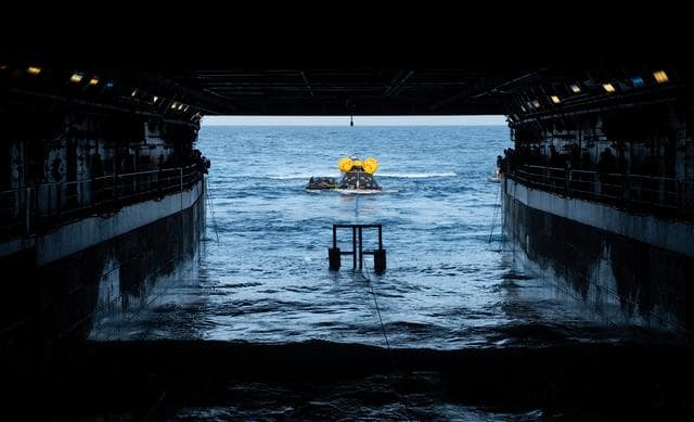 NASA image: NASA Artemis Undreway Recovery Test 12